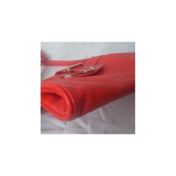 Nine West Bright Red Faux Leather Crossbody - Picture 9 of 11